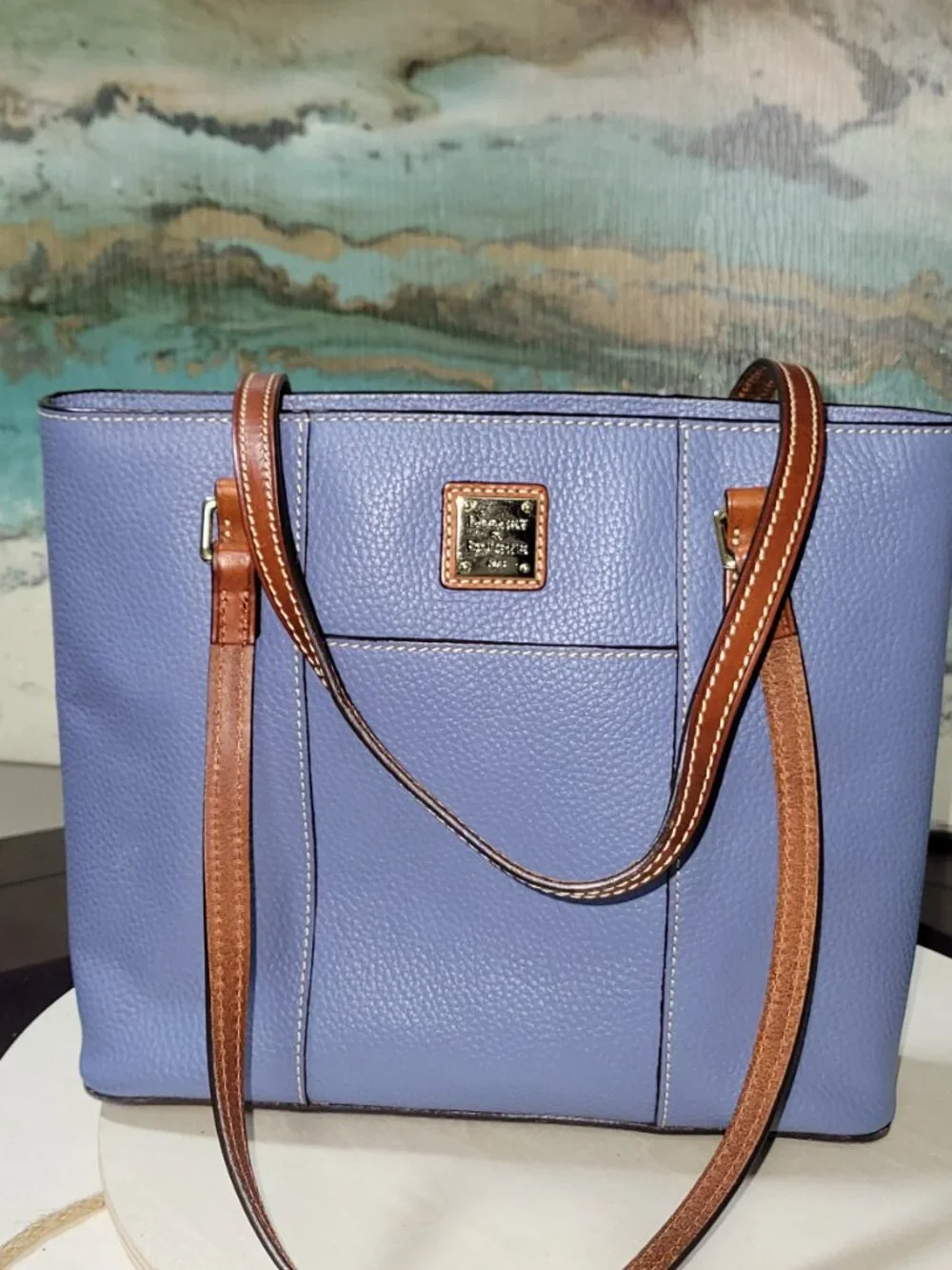 Dooney & Bourke  Small Lexington Shopper - Blue (Jeans)  [HL Item #HL10]